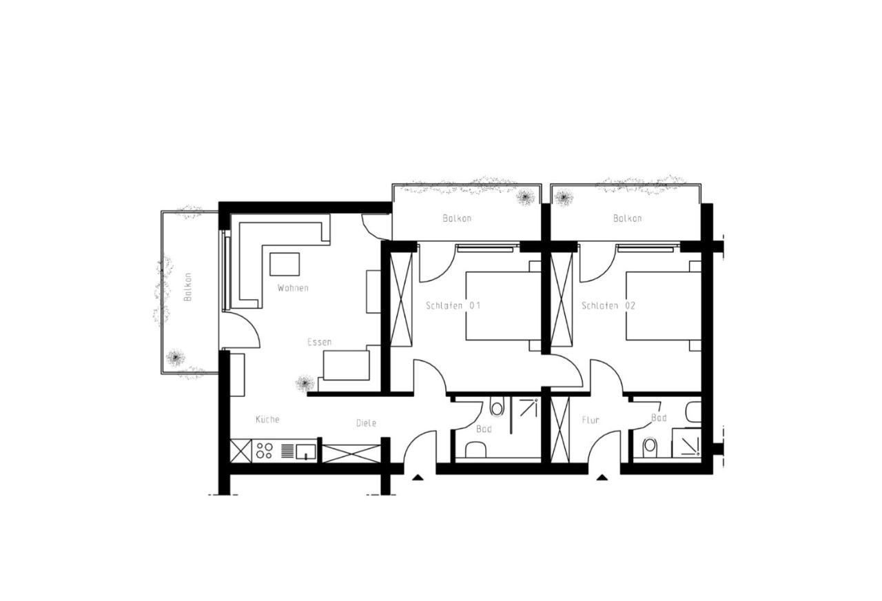 Ferienwohnung Hoehenrausch Бад-Хинделанг Экстерьер фото